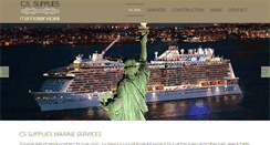 Desktop Screenshot of css-marine.com