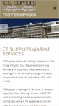 Mobile Screenshot of css-marine.com